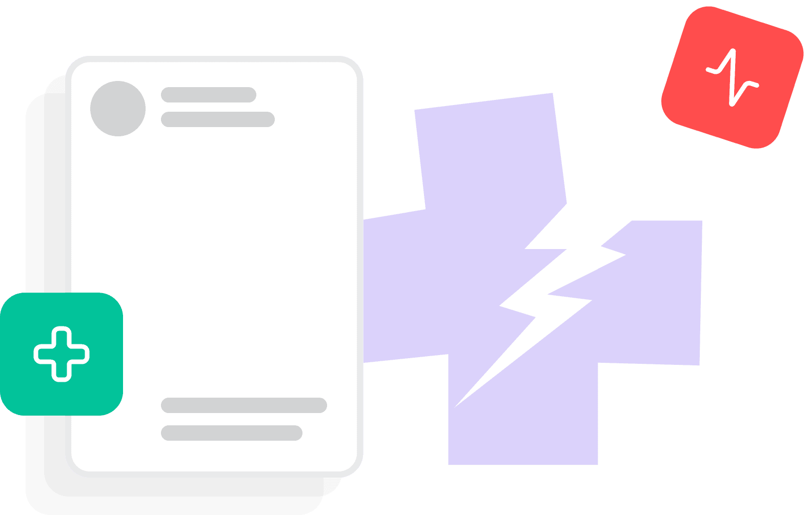 A clinical negligence file with its medical records and a heart-rate trace